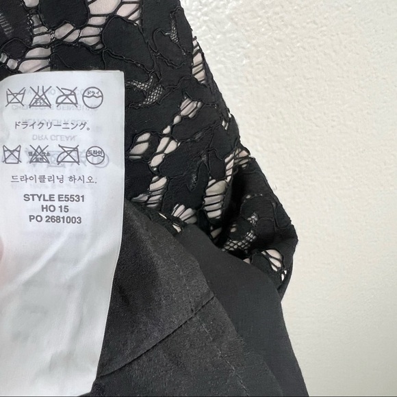 J. CREW Black Lace Panel Sheath Dress - Picture 8 of 10